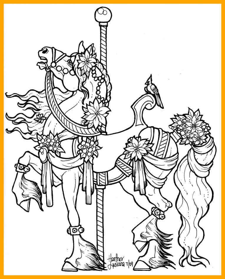 764x946 Marvelous Sure Fire Printable Horse Coloring Gypsy Vanner Page