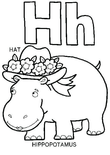 418x588 H Coloring Page Alphabet Coloring Pages 3 Letter H Coloring Page