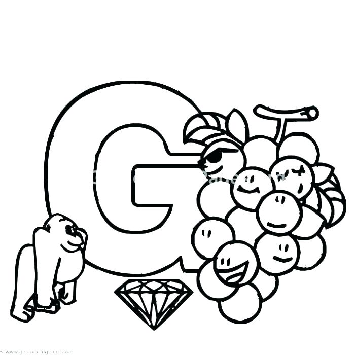 700x700 Letter G Coloring Page Coloring Page Letters Letter H Coloring