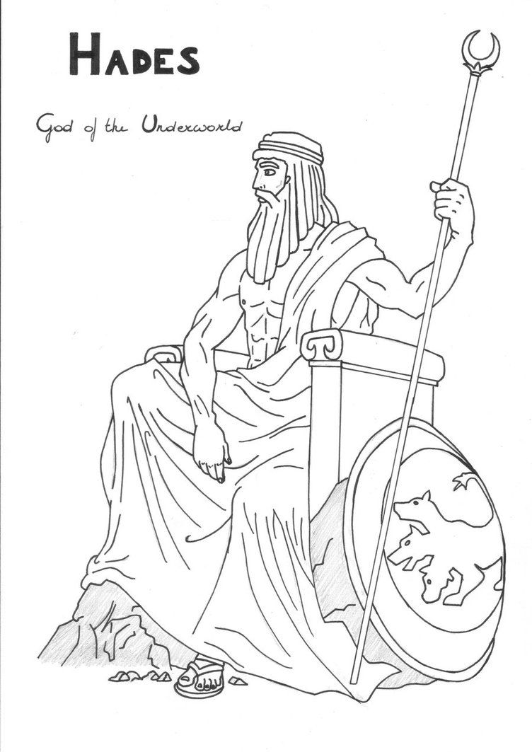 752x1063 Hades Coloring Page Greek God Mythology Unit Study By Lilatelrunya