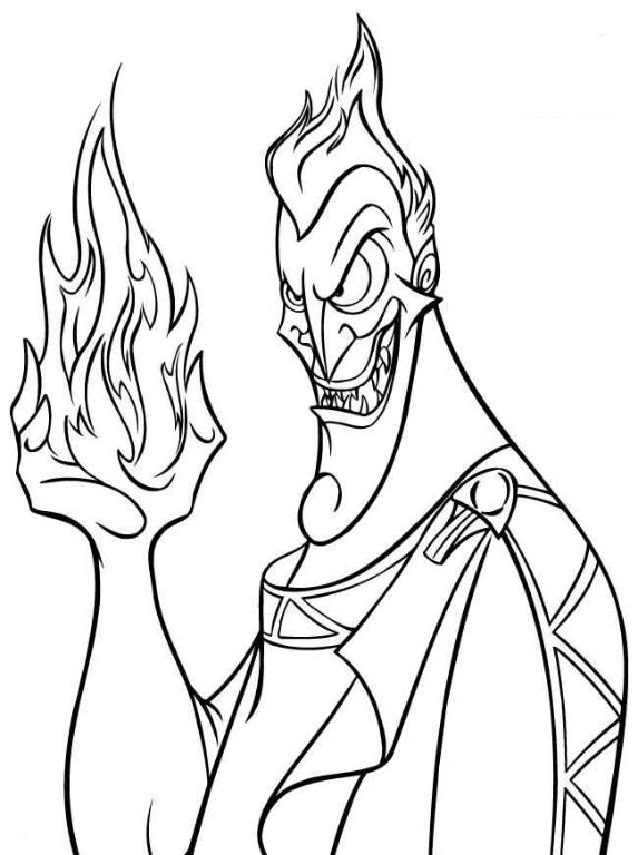 573x768 Hercules Coloring Pages