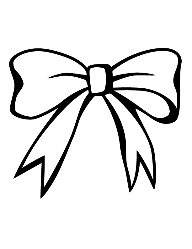 612x792 Bow Coloring Pages Luxury Hair Bow Clip Art