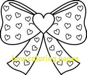 300x258 Bow Coloring Pages With Best S Hair Bow Coloring Pages Free Hair