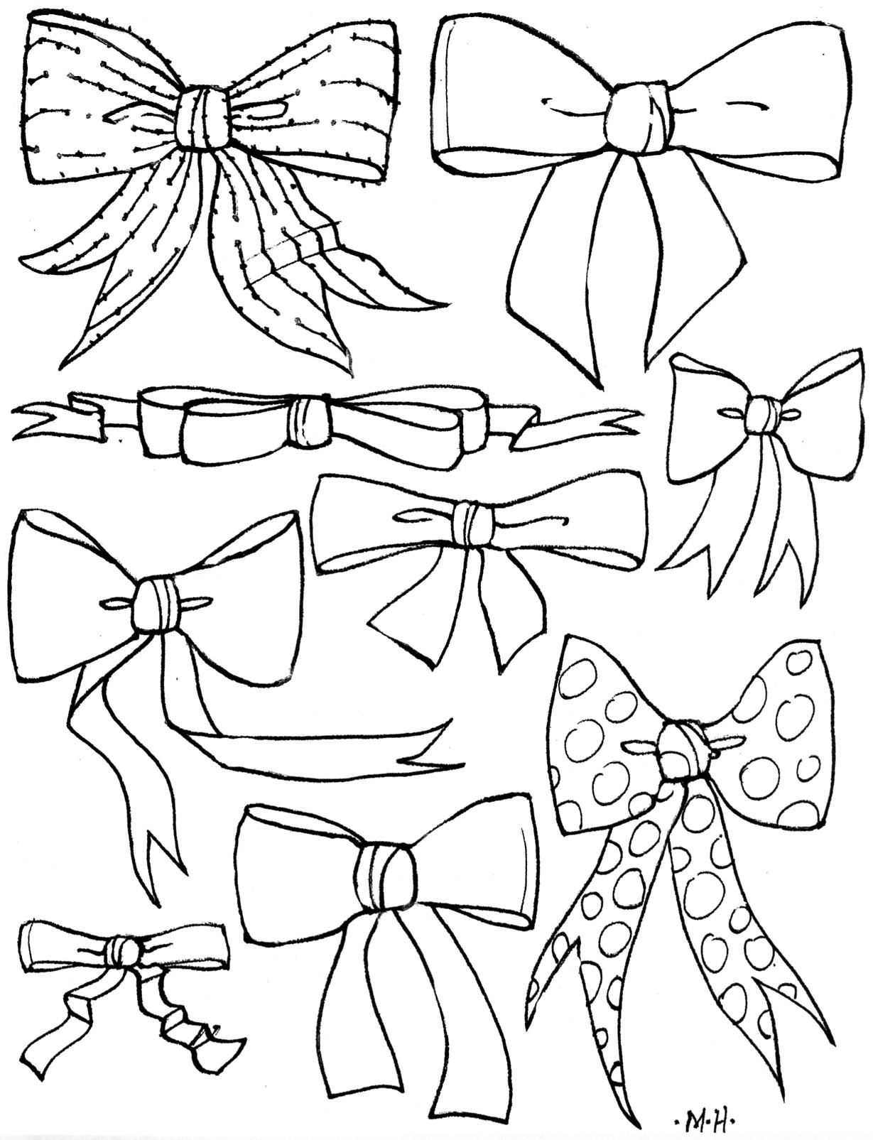 1229x1605 Hair Bow Color Page Another Found Here Httpwww
