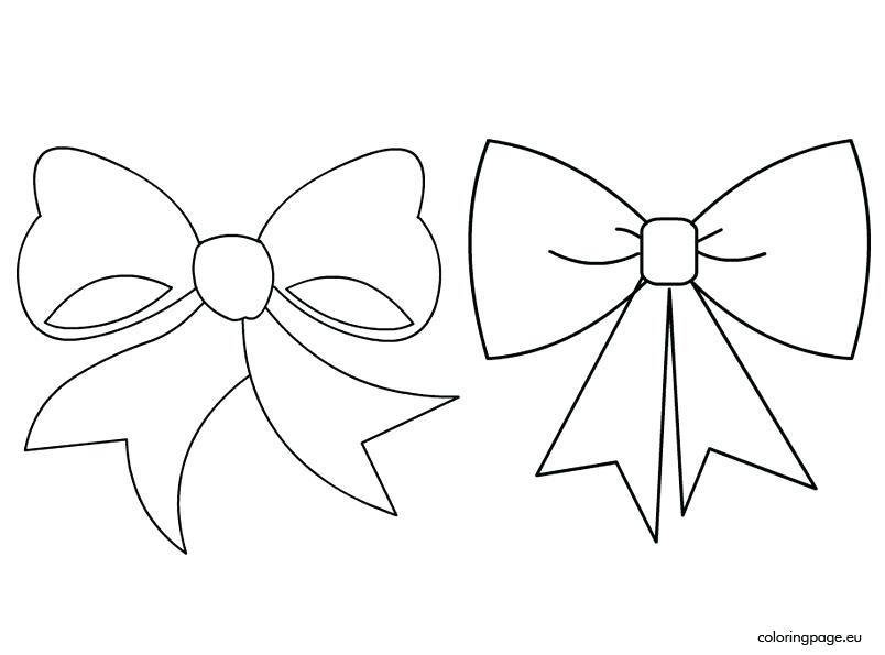 804x595 Bow Coloring Pages Printable Coloring Page