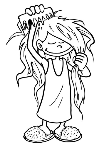 354x500 Brush My Hair Chore Chart Pictures Chore Chart