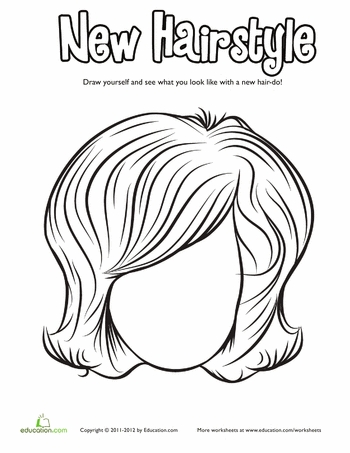 350x453 Hairstyle Coloring Pages Fair Luxury Hair Coloring Pages 58