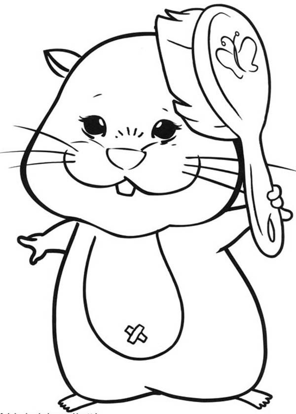 600x840 Zhu Zhu Pets Comb His Hair Coloring Pages Batch Coloring