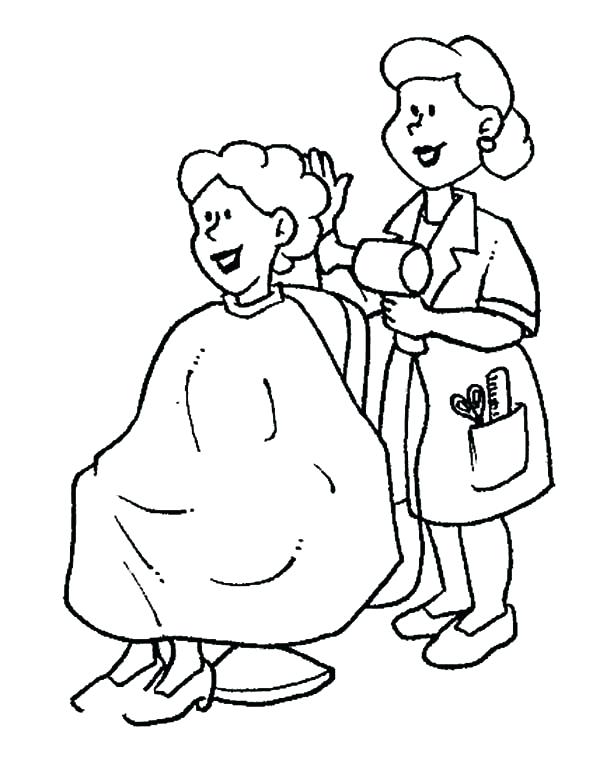 600x757 Hair Salon Coloring Pages Hair Salon Coloring Pages Leivancarvalho