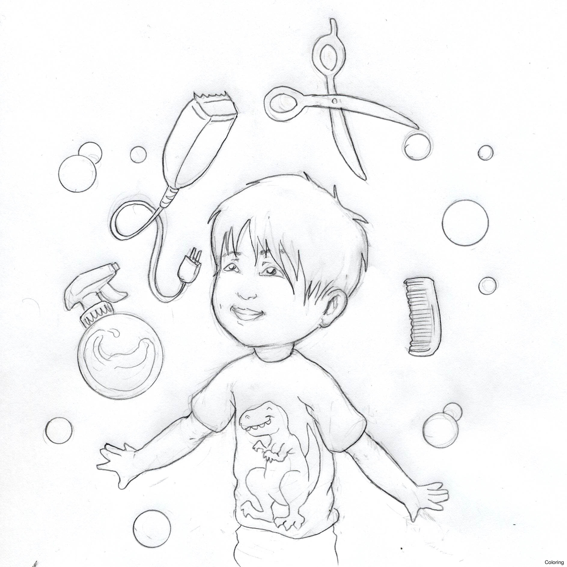 1887x1890 Fresh Manga Hair Coloring Pages Hairstyles Haircuts 12f