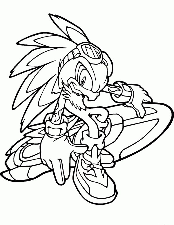 600x776 Sonic Coloring Pages 3 Coloring Pages Free