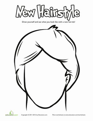 Hairstyle Coloring Pages