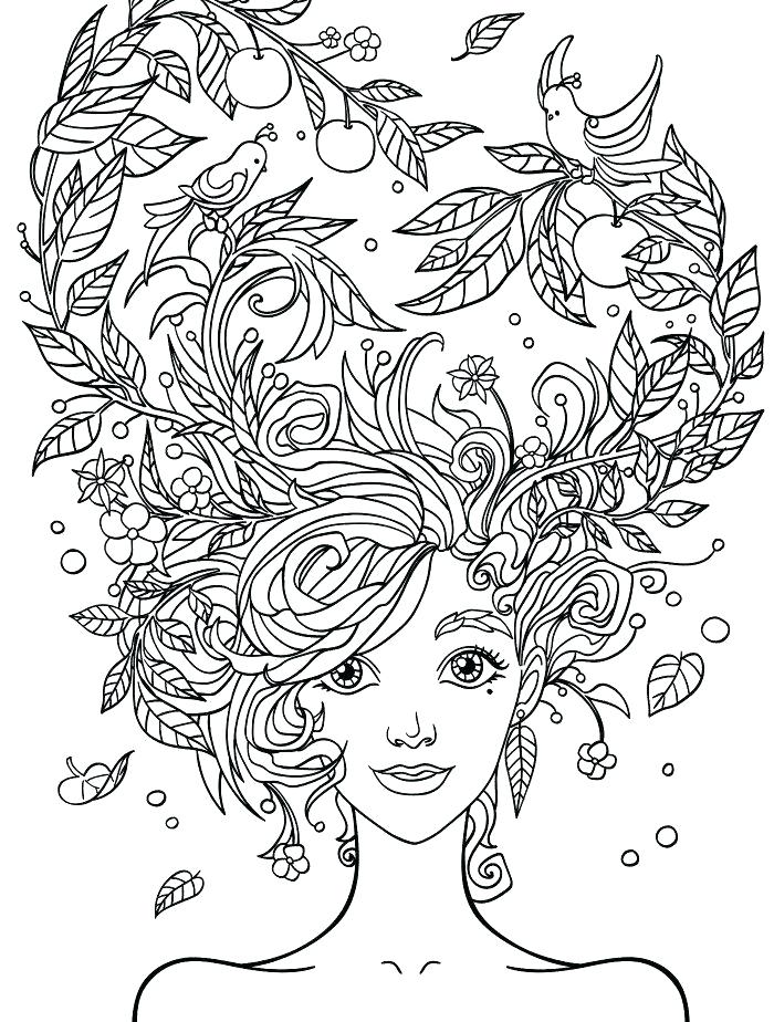700x924 Coloring Pages. Crazy Hair Coloring Pages