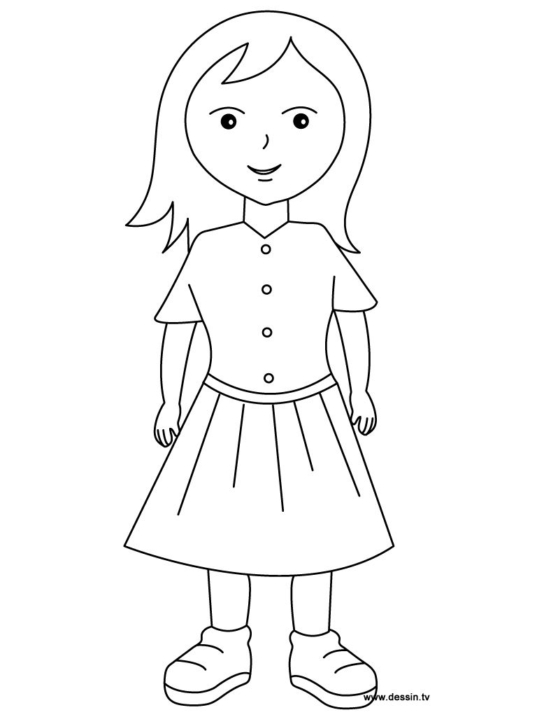 768x1024 Amazing A Girl With Deer Coloring Page Printable Pic Of Hairstyle