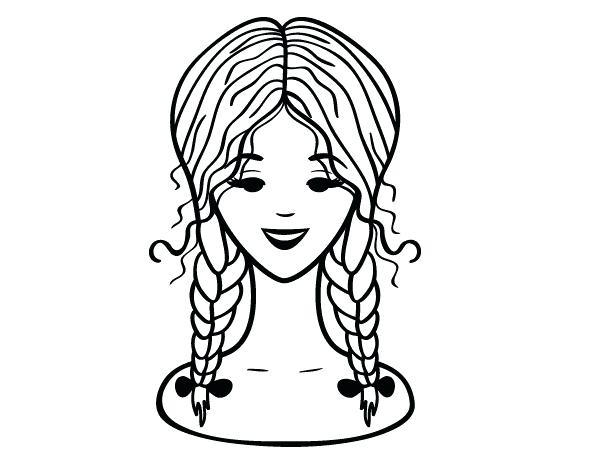 600x470 Hairstyle Coloring Pages Inspiration Hairstyle Coloring Pages