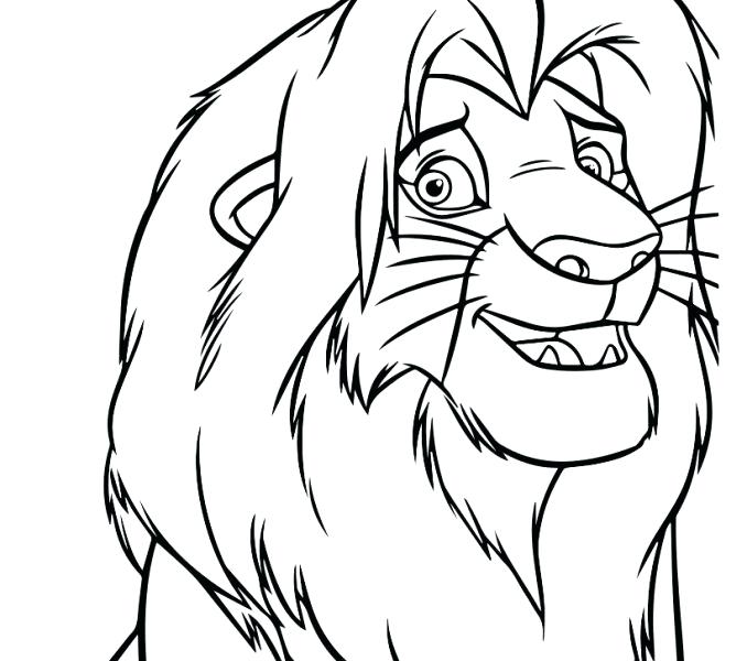 678x600 Lion King Simba Coloring Pages Lion King Pictures To Color