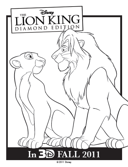 412x534 The Lion King {Printable Activities + Coloring Sheets} Spanglishbaby