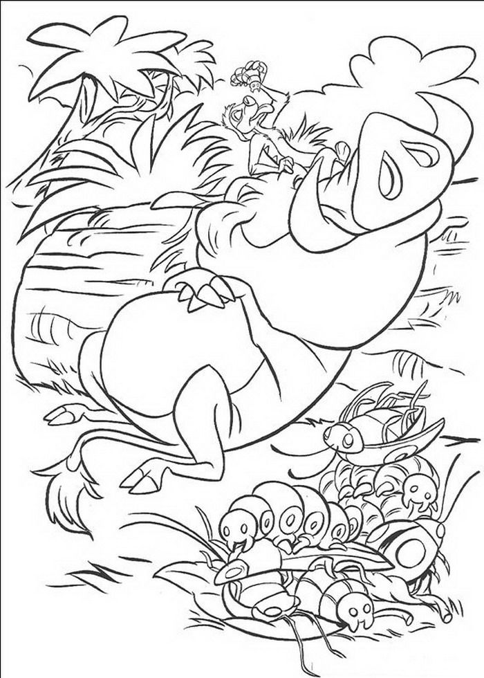 700x980 Kleurplaat Lion King Of De Leeuwenkoning