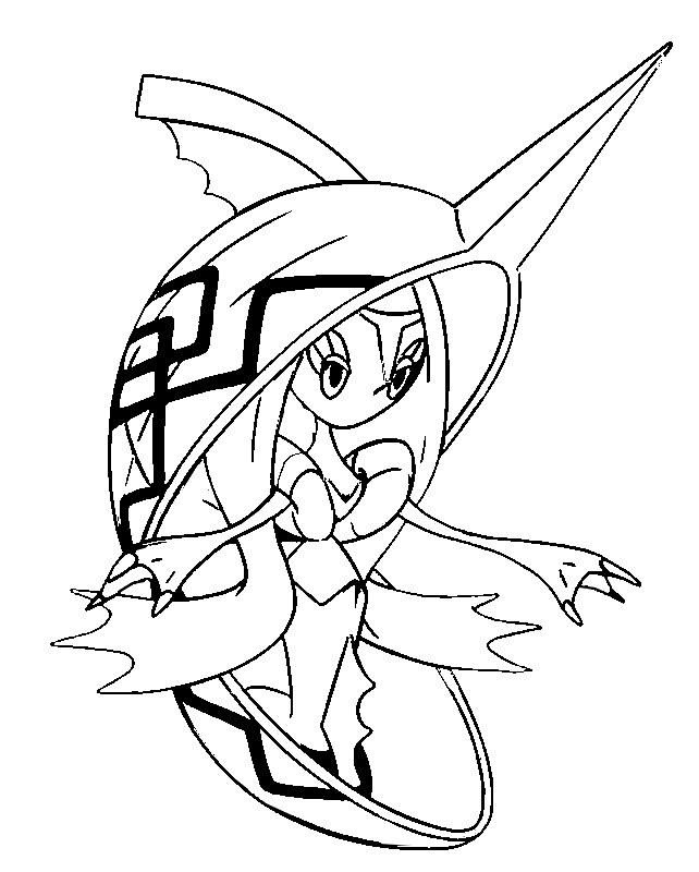 642x800 Coloring Page Pokemon Sun And Moon Tapu Fini 60