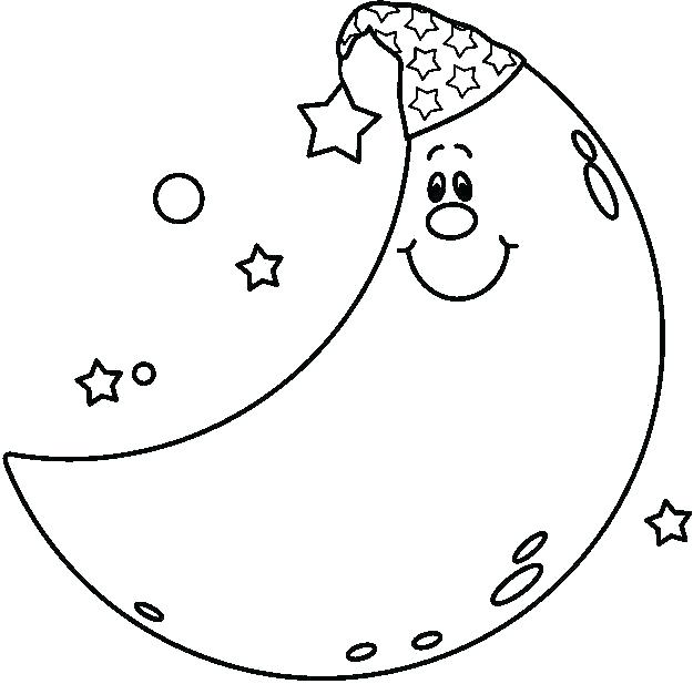 625x617 Crescent Moon Coloring Page Crescent Moon Coloring Page Crescent
