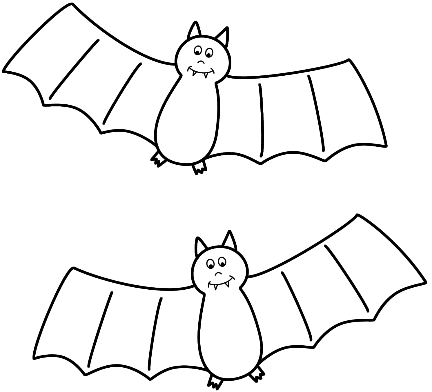 Halloween Bat Coloring Pages