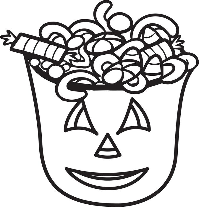 673x700 Halloween Candy Coloring Pages Free Printable Halloween Candy