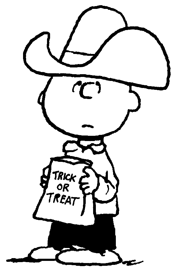 576x884 Free Printable Charlie Brown Halloween Coloring Pages