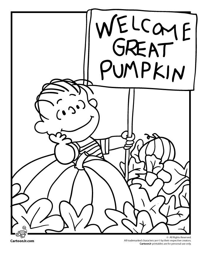 680x880 It's The Great Pumpkin Charlie Brown Coloring Pages Linus Waiting