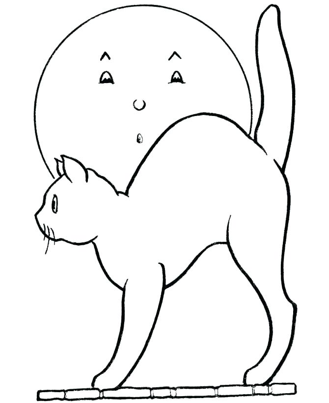 670x820 Halloween Cats Coloring Pages Cats Coloring Pages 8 Halloween Cat