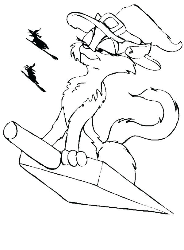 600x815 Halloween Cats Coloring Pages Cat Coloring Cute Animal Drawings