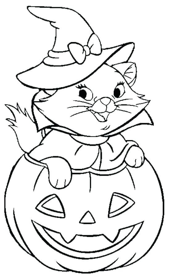 564x904 Halloween Cats Coloring Pages Coloring Pages Download Monster