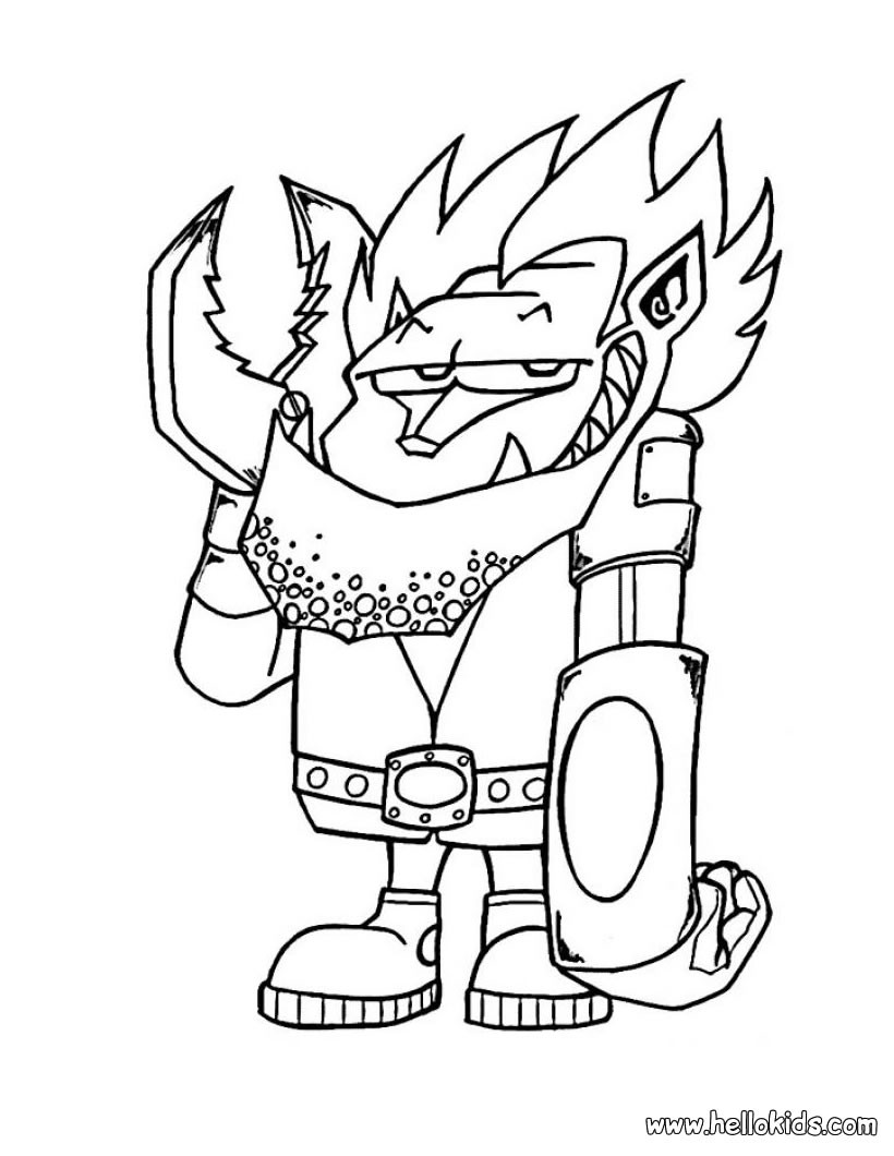 820x1060 Halloween Monsters Coloring Pages
