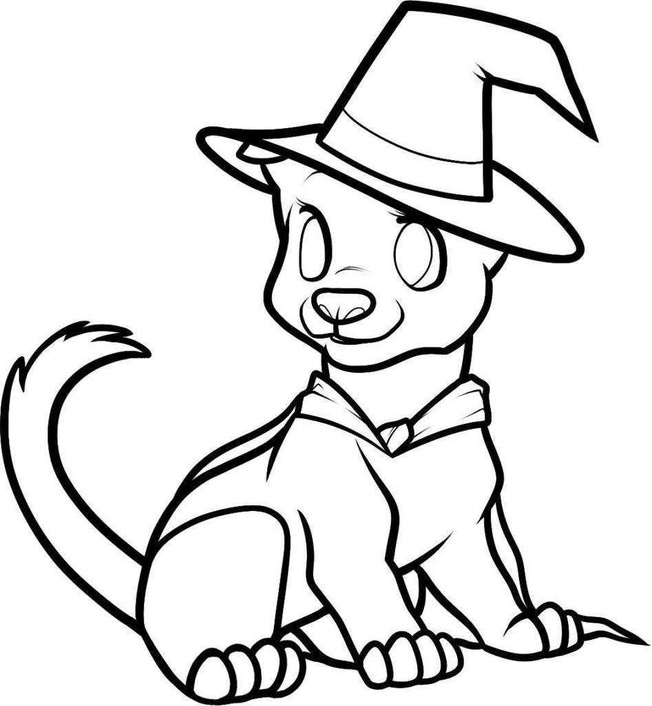 947x1024 Cute Halloween Coloring Pages For Kids