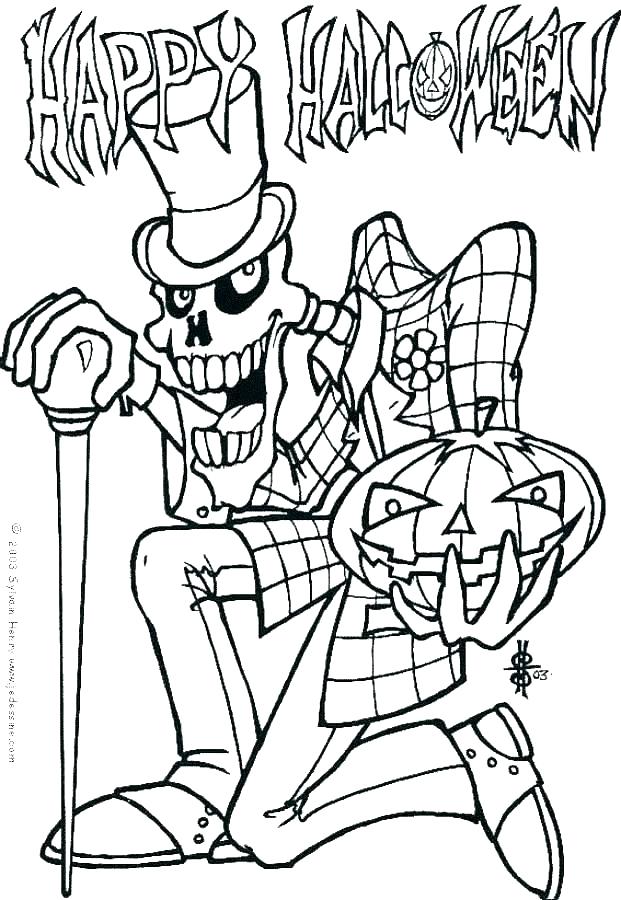621x900 Halloween Coloring Pages For Kids