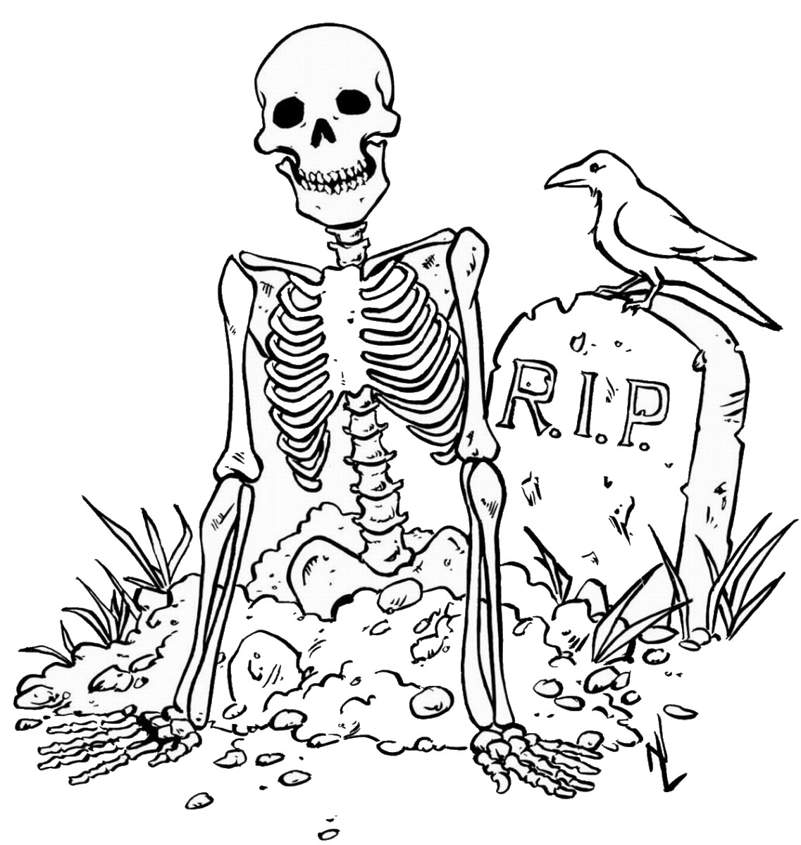 1137x1200 Halloween Coloring Pages