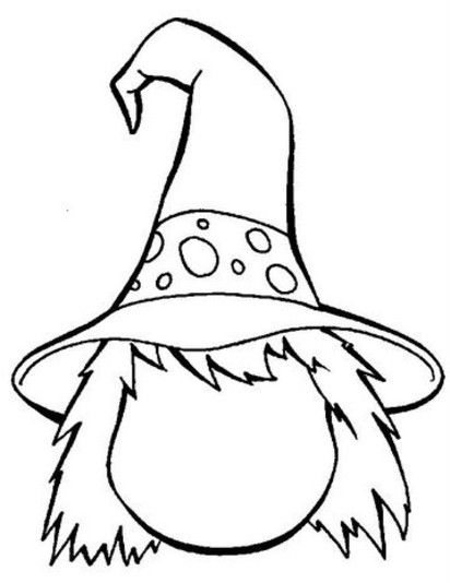 412x534 34 Best Halloween Coloring Pages Images On Male Witch
