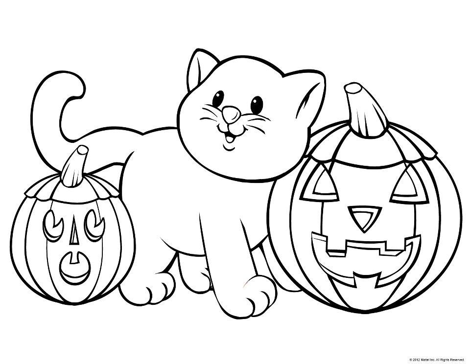 960x744 Halloween Outlines To Print Halloween Coloring Pages Printable