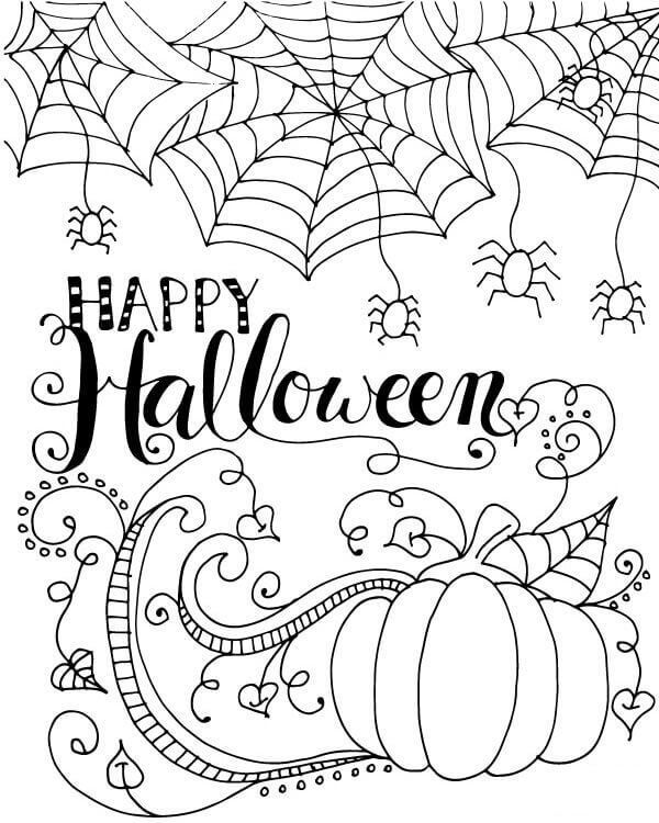 600x750 Cool Drawing Pages Coloring Pages Cool Drawing Of Halloween Can