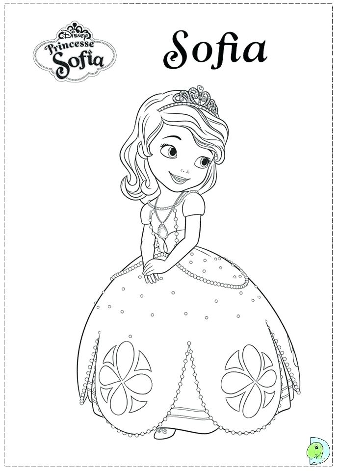 691x960 Princess Sofia Coloring Page The First Coloring Pages Printable