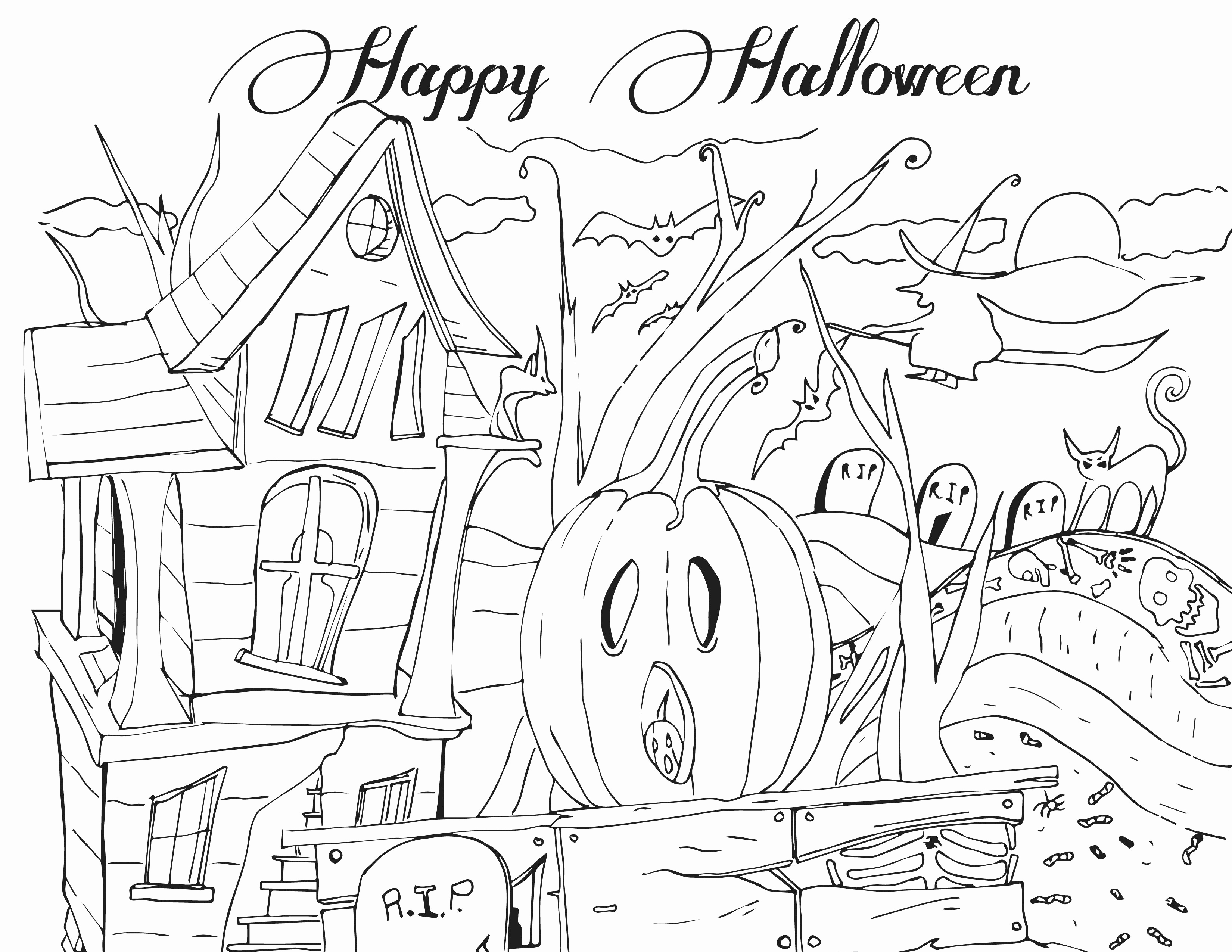 3300x2550 Christian Halloween Coloring Pages Free Beautiful Free Scary
