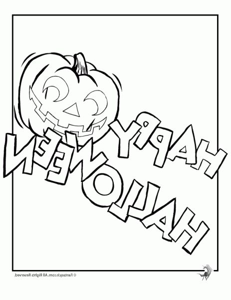 463x600 The Best Happy Halloween Coloring Pages Games