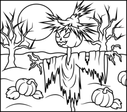 256x226 Halloween Coloring Online