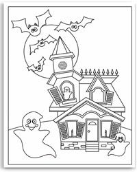 200x250 Halloween Coloring Pages Pdf