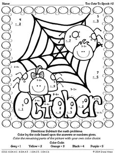 236x314 Addition Coloring Sheets Halloween