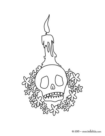 364x470 Skull Coloring Pages
