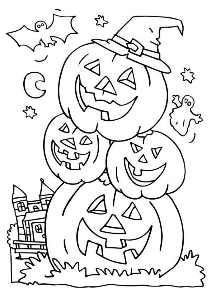 678x959 Printable Coloring Pages Halloween
