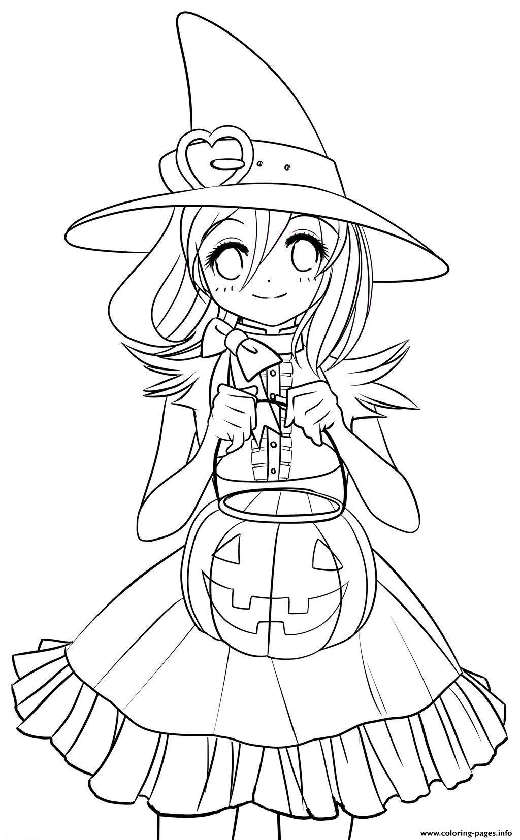 1024x1655 Cute Halloween Coloring Pages