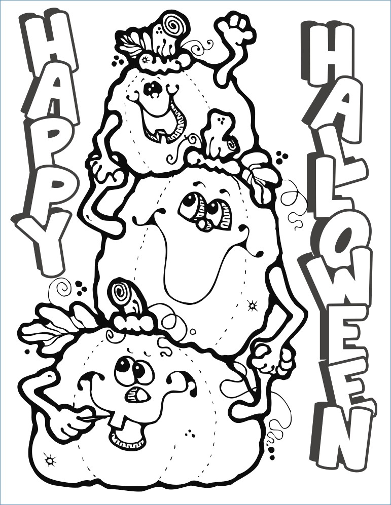 771x997 Halloween Coloring Pages Crafts