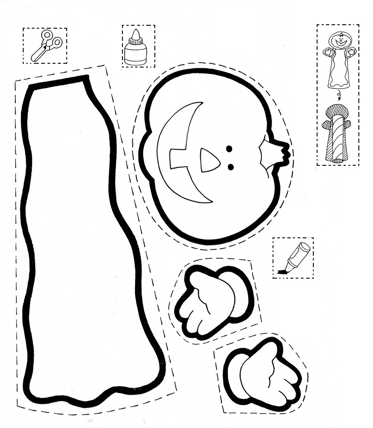 1278x1464 Halloween Decorations To Color Fun For Christmas