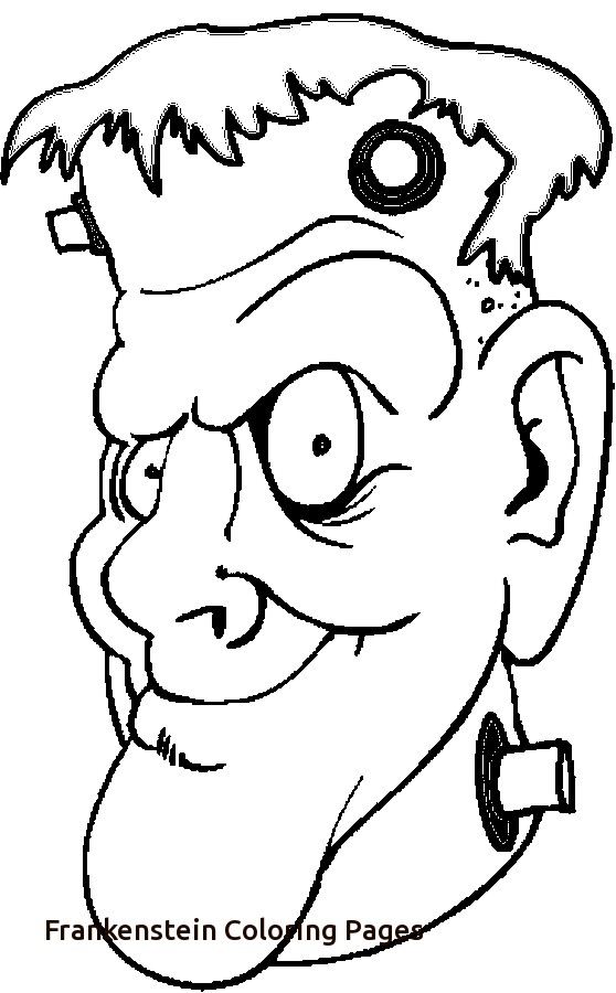558x900 Frankenstein Coloring Sheet